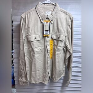 Lucky Brand Men's Beige Shirt Jacket